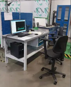 Wyposażenie przemysłu, stanowisko bho, stanowisko pracy, ergonomiczne krzesło